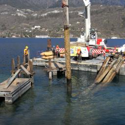 Battage pieux Groupe BRESSE Philippe